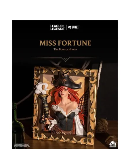 Figura league of legends marco 3d the bounty hunter miss fortune