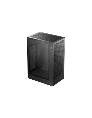Caja ordenador gaming deepcool ch170 plus matx cristal templado negra