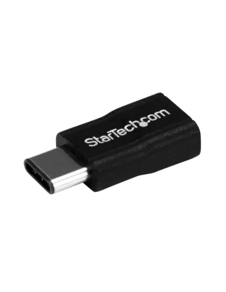 Adaptador usb tipo c a micro usb startech macho - hembra -  negro