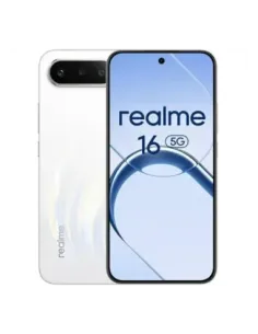 Telefono movil smartphone realme 16 5g -  8gb -  256gb -  6.57 pulgadas fhd+ -  blanco