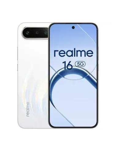 Telefono movil smartphone realme 16 5g -  8gb -  256gb -  6.57 pulgadas fhd+ -  blanco