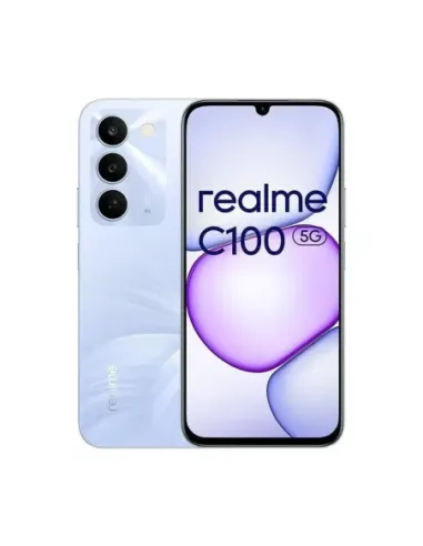 Telefono movil smartphone realme c100 5g -  4g -  256gb -  6.8 pulgadas -  purpura
