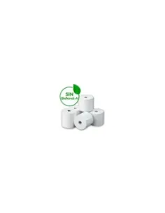 Caja de Rollos Papel Térmico Genérico 80x60 BPAF/ 80 x 60mm/ 80 unidades