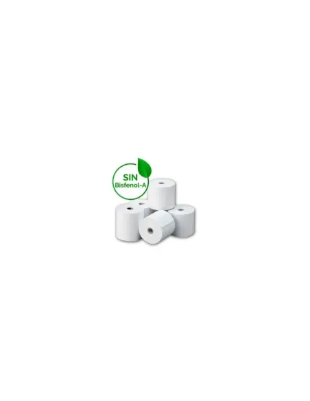 Caja de Rollos Papel Térmico Genérico 80x60 BPAF/ 80 x 60mm/ 80 unidades