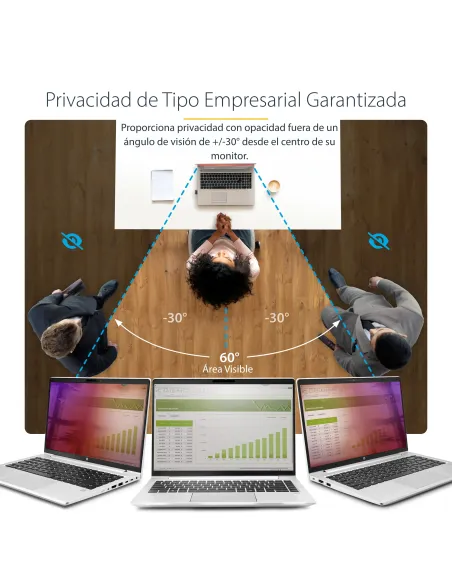 StarTech.com 14G-PRIVACY-SCREEN filtro para monitor 35,6 cm (14") Portátil Filtro de privacidad para pantallas sin marco