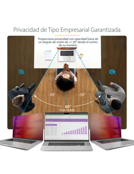 StarTech.com Filtro de Privacidad Dorado para MacBook Pro Serie M de 16in - con Privacidad Mejorada - Protector de Pantalla de