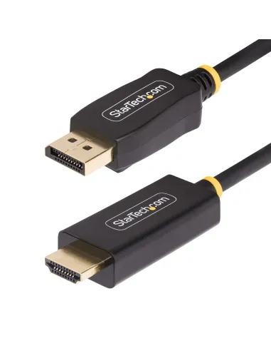 StarTech.com Cable Adaptador DisplayPort a HDMI de 3m - 4K 60Hz con HDR - Cable DP a HDMI 2.0b - Conversor Activo de Vídeo -
