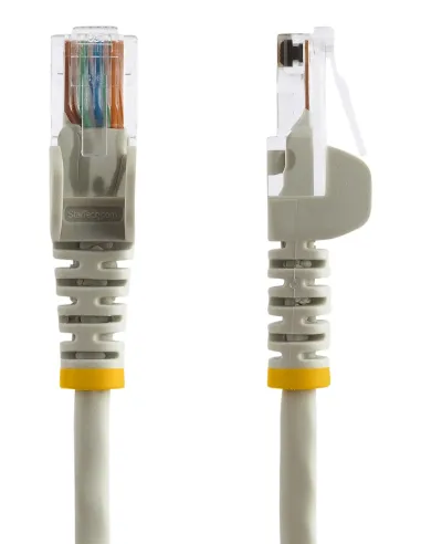 StarTech.com Cable de Red Ethernet 15m UTP Patch Snagless Sin Enganches Cat5e Cat 5e RJ45 - Gris