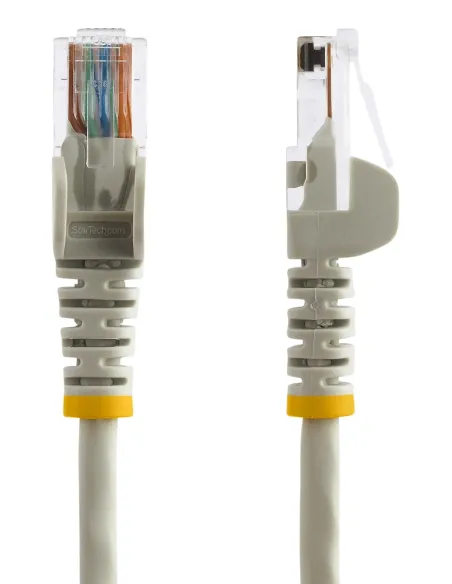 StarTech.com Cable de Red Ethernet 15m UTP Patch Snagless Sin Enganches Cat5e Cat 5e RJ45 - Gris