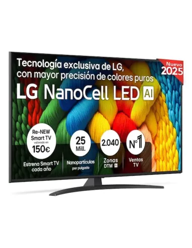 LG NanoCell AI 55NANO81A6A 139,7 cm (55") 4K Ultra HD Smart TV Wifi Negro