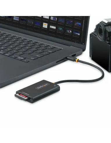 StarTech.com Lector USB-C de Tarjetas CFexpress Tipo B - USB Tipo C USB 3.2 10Gb - Adaptador Lector de Tarjetas de Memoria
