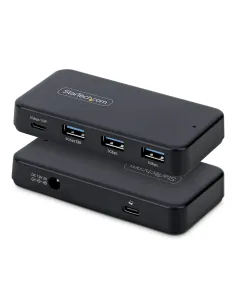 StarTech.com Hub USB-C y Tipo A de 4 Puertos - Ladrón USB de 5Gbps - Autoalimentado - Con Cable Host Tipo C y USB-A - 1x USB-C