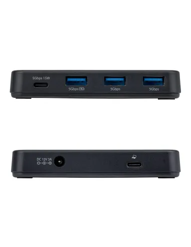 StarTech.com Hub USB-C y Tipo A de 4 Puertos - Ladrón USB de 5Gbps - Autoalimentado - Con Cable Host Tipo C y USB-A - 1x USB-C