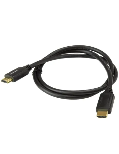 StarTech.com Cable de 1m HDMI 2.0 Certificado Premium con Ethernet - HDMI de Alta Velocidad Ultra HD de 4K a 60Hz HDR10 - para