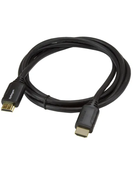 StarTech.com Cable de 2m HDMI 2.0 Certificado Premium con Ethernet - HDMI de Alta Velocidad Ultra HD de 4K a 60Hz HDR10 - para