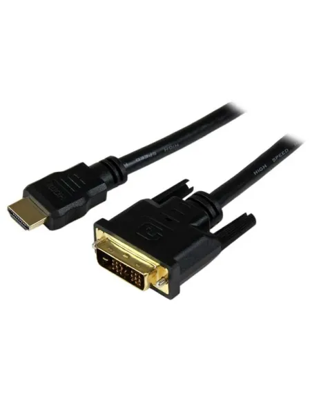 StarTech.com Cable HDMI a DVI 1,5m - DVI-D Macho - HDMI Macho - Adaptador - Negro