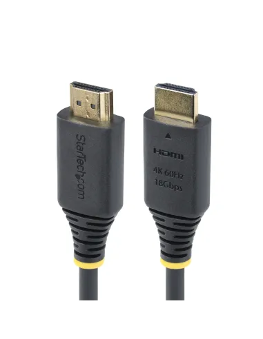 StarTech.com Cable HDMI Certificado Premium de Alta Velocidad de 4m - 4K 60Hz 1440p 144Hz - HDR10 HDCP 2.2 ARC - 18Gbps - UHD -