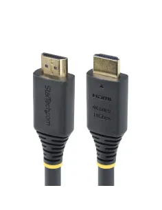StarTech.com Cable HDMI Certificado Premium de Alta Velocidad de 5m - 4K 60Hz 1440p 144Hz - HDR10 HDCP 2.2 ARC - 18Gbps - UHD -