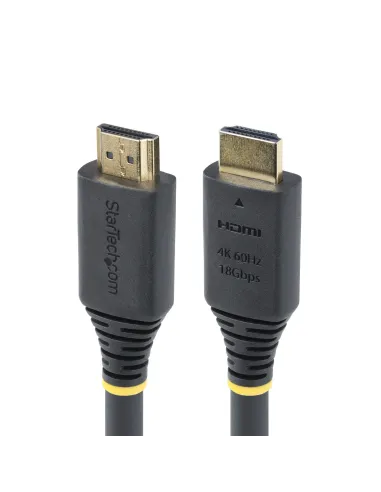 StarTech.com Cable HDMI Certificado Premium de Alta Velocidad de 5m - 4K 60Hz 1440p 144Hz - HDR10 HDCP 2.2 ARC - 18Gbps - UHD -