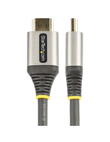 StarTech.com Cable de 0,5m HDMI 2.0 con Certificación Premium - Cable HDMI de Alta Velocidad con Ethernet Ultra HD 4K 60Hz -