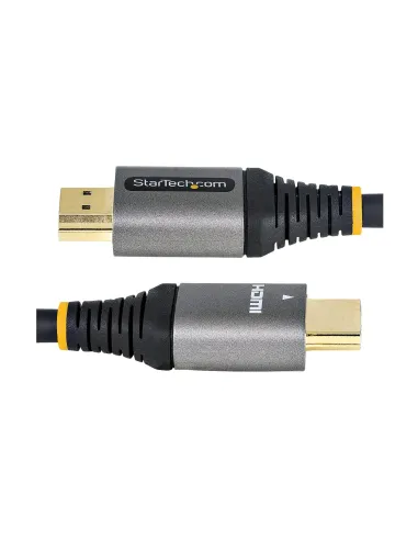 StarTech.com Cable de 0,5m HDMI 2.0 con Certificación Premium - Cable HDMI de Alta Velocidad con Ethernet Ultra HD 4K 60Hz -