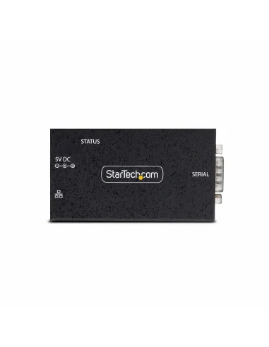 StarTech.com Adaptador Serie a Ethernet - Conversor RJ45 LAN IP a DB9 RS232 - Servidor de Dispositivos Serie de 1 Puerto -