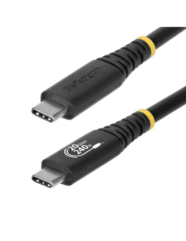 StarTech.com Cable USB4 2m - Cable USB-C Certificado USB-IF - 20Gbps - PD 240W EPR - 4K120 - DP 1.4 - Cable USB Tipo C -