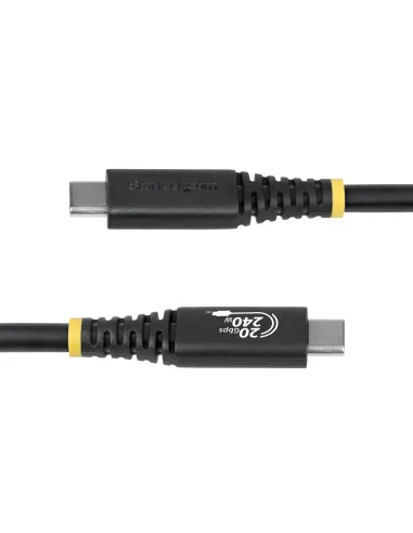 StarTech.com Cable USB4 2m - Cable USB-C Certificado USB-IF - 20Gbps - PD 240W EPR - 4K120 - DP 1.4 - Cable USB Tipo C -