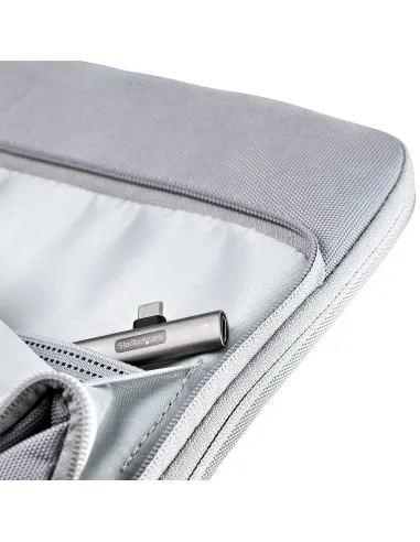 StarTech.com Adaptador de Audio y Carga USB-C - Adaptador de Audio USB Tipo C con USB-C para Auriculares con Micrófono y Pass