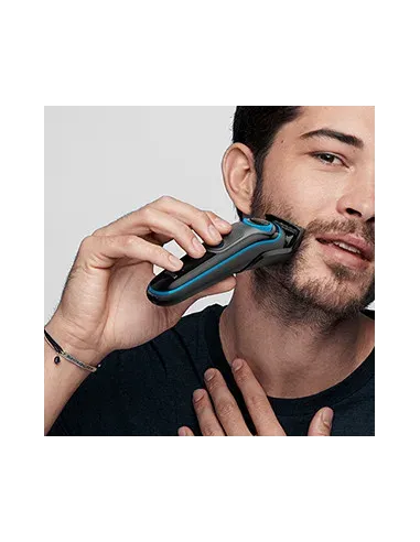 Braun BT3240 depiladora para la barba Batería 39 2 cm Mojado y seco Negro, Azul