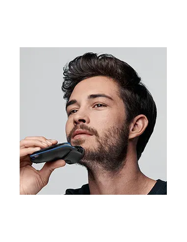 Braun BT3240 depiladora para la barba Batería 39 2 cm Mojado y seco Negro, Azul