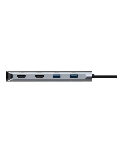 Targus DOCK427GL base para portátil y replicador de puertos Alámbrico USB 3.2 Gen 2 (3.1 Gen 2) Type-C Gris