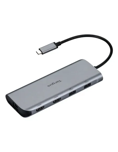 Targus DOCK427GL base para portátil y replicador de puertos Alámbrico USB 3.2 Gen 2 (3.1 Gen 2) Type-C Gris