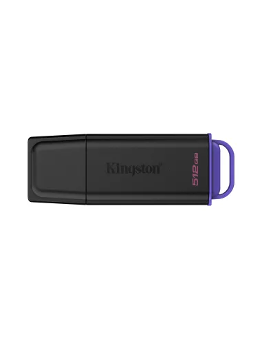 Kingston Technology DataTraveler 512GB Portátil USB 3.2 Gen 1 Exodia Negro + Violeta