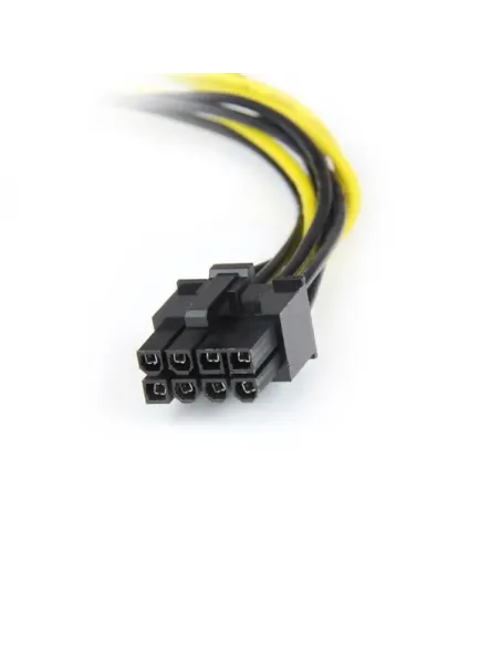 StarTech.com Cable de 15cm Adaptador de Alimentación de LP4 a PCI Express PCIe de 8 Pines para Tarjeta Gráfica