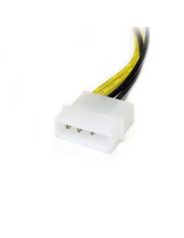 StarTech.com Cable de 15cm Adaptador de Alimentación de LP4 a PCI Express PCIe de 8 Pines para Tarjeta Gráfica