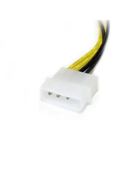 StarTech.com Cable de 15cm Adaptador de Alimentación de LP4 a PCI Express PCIe de 8 Pines para Tarjeta Gráfica