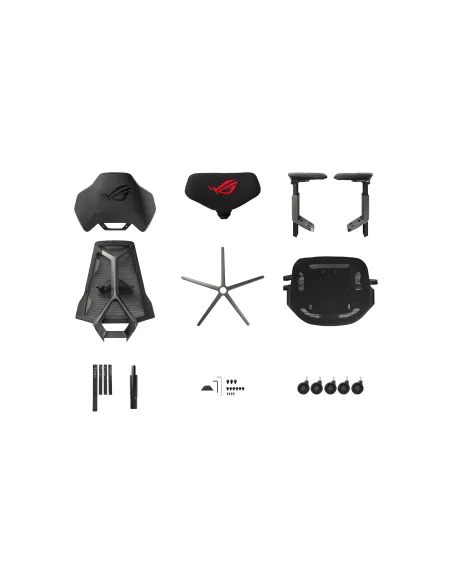 ASUS ROG Destrier Ergo Asiento de malla Respaldo de rejilla