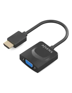 AISENS Conversor HDMI a SVGA, HDMI A M-SVGA H, Negro, 15сm 2
