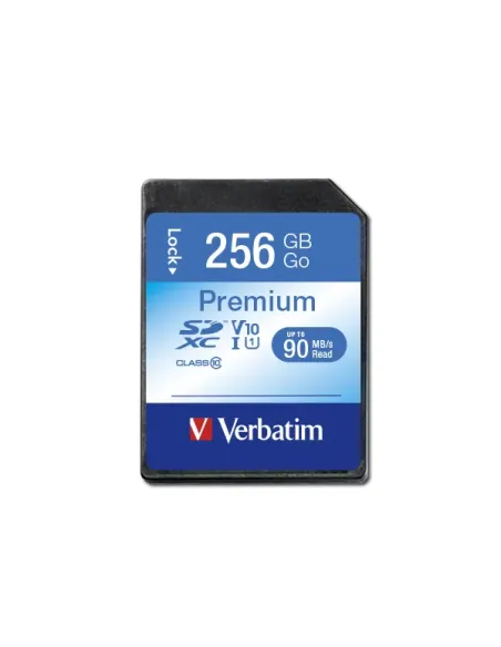 Verbatim Premium 256 GB SDXC UHS-I Clase 10