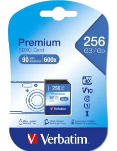 Verbatim Premium 256 GB SDXC UHS-I Clase 10 2