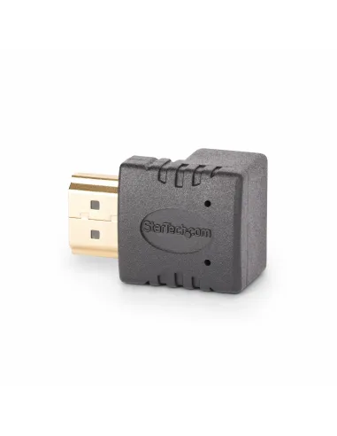StarTech.com Adaptador HDMI 2.0 Acodado Hacia Arriba - Macho a Hembra - Adaptador HDMI en Ángulo Recto - Ahorrador de Puertos