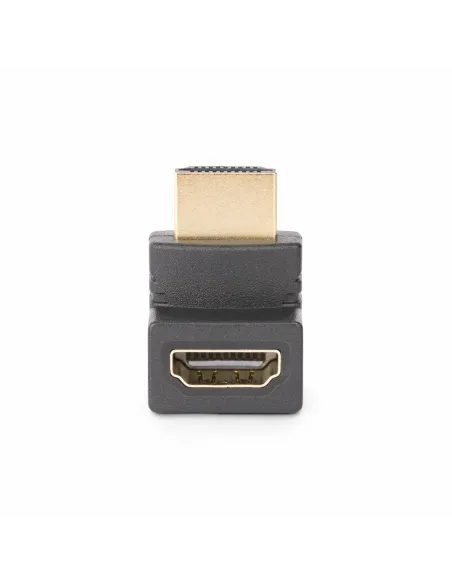 StarTech.com Adaptador HDMI 2.0 Acodado Hacia Arriba - Macho a Hembra - Adaptador HDMI en Ángulo Recto - Ahorrador de Puertos