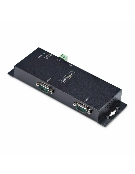 StarTech.com Adaptador Serie a Ethernet - Conversor RJ45 LAN IP a DB9 RS232 - Servidor de Dispositivos Serie de 2 Puertos -