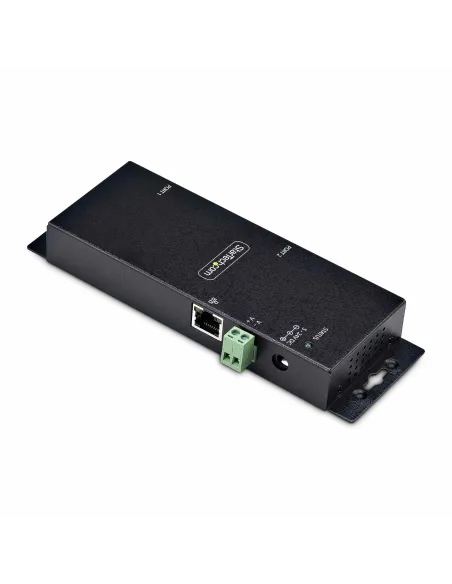 StarTech.com Adaptador Serie a Ethernet - Conversor RJ45 LAN IP a DB9 RS232 - Servidor de Dispositivos Serie de 2 Puertos -