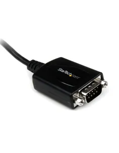 StarTech.com Cable 0,3m USB a Puerto Serie Serial RS232 DB9 con Retención del Puerto de Asignación COM 2