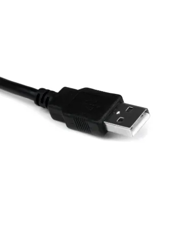 StarTech.com Cable 0,3m USB a Puerto Serie Serial RS232 DB9 con Retención del Puerto de Asignación COM