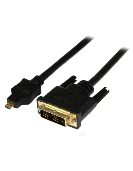 StarTech.com Cable de 1m Adaptador Conversor Micro HDMI a DVI-D para Tablet y Teléfono Móvil - Convertidor de Vídeo para