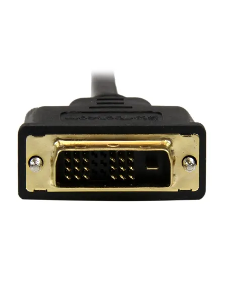 StarTech.com Cable de 1m Adaptador Conversor Micro HDMI a DVI-D para Tablet y Teléfono Móvil - Convertidor de Vídeo para