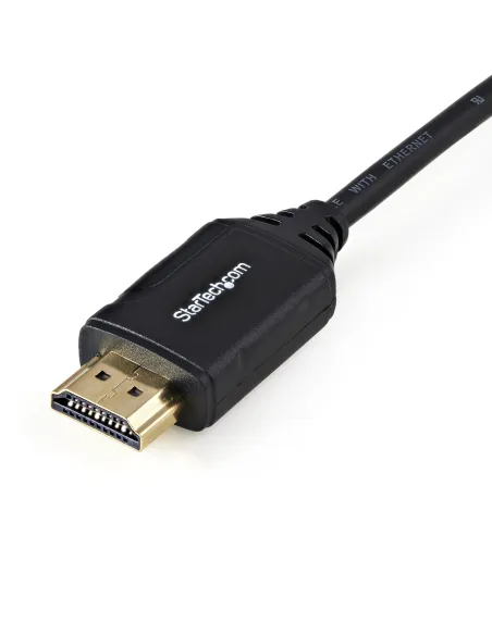 StarTech.com Cable de 50cm HDMI 2.0 Certificado Premium con Ethernet - HDMI de Alta Velocidad Ultra HD de 4K a 60Hz HDR10 -